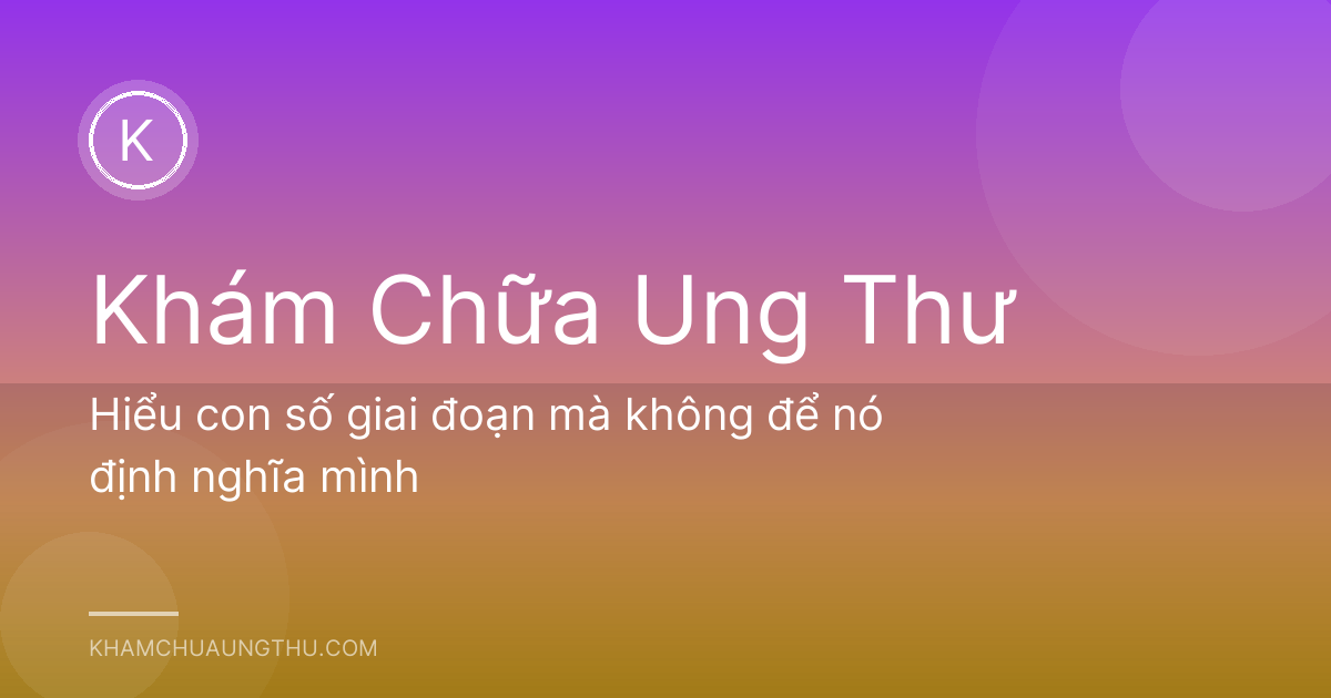 Hiểu con số giai đoạn mà không để nó định nghĩa mình
